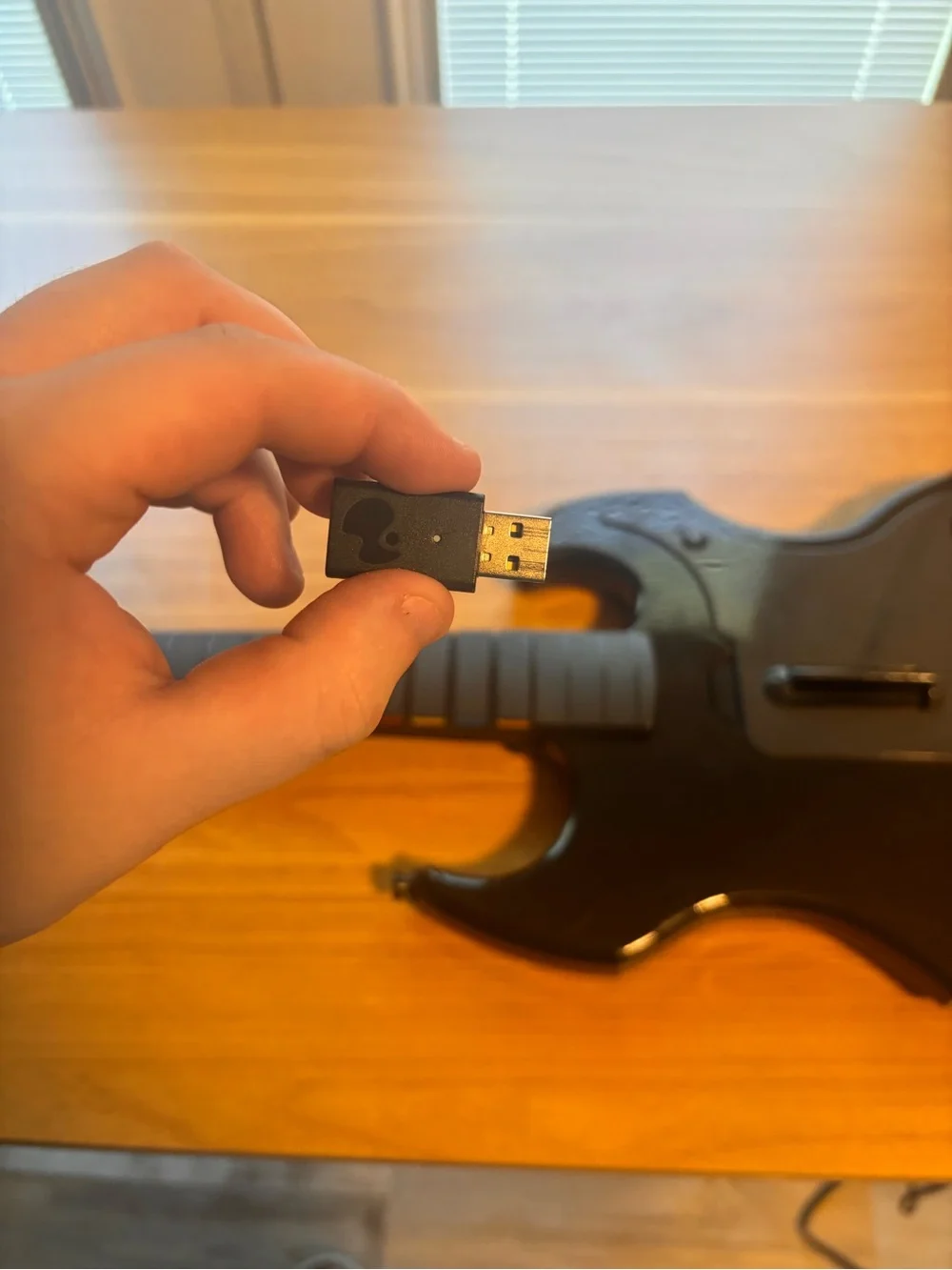 Wireless Black Guitar Controller (Console Rhythm Game)